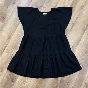 Women’s Flutter Sleeve Skater Dress